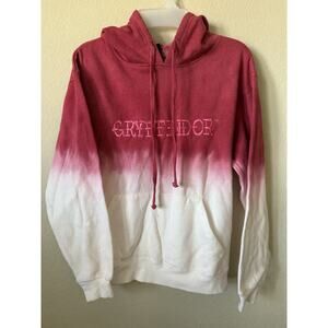 Harry Potter Gryffindor Embroidery Red Ombre French Terry Pullover Hoodie Size S